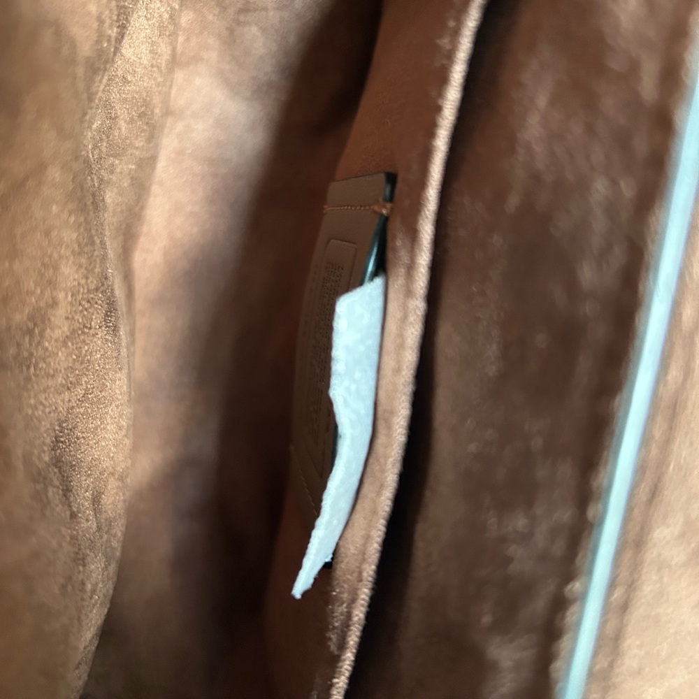 Coach Kleo Hobo Brown Rust Signature Canvas Suede‎ Shoulder Bag Excellent - Picture 7 of 9